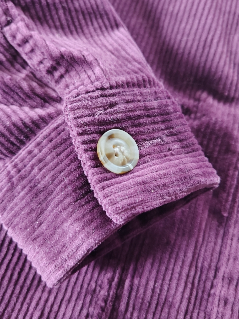 Appleseed's Corduroy Button-Up Jacket in Deep Plum PM - Picture 5 of 12